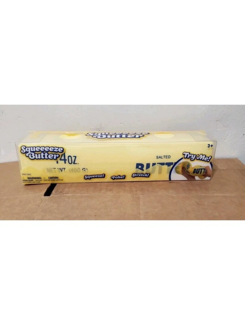 Sunny Days Squeeeeze Butter 14oz Salted Stretch Toy Giggle Zone Tiktok Viral